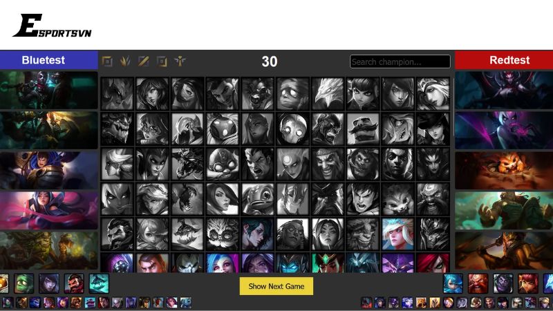 Fearless Draft chỉ được áp dụng trong vài trận ở vòng Playoffs