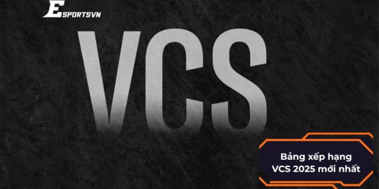 Bảng xếp hạng VCS 2025 mới nhất