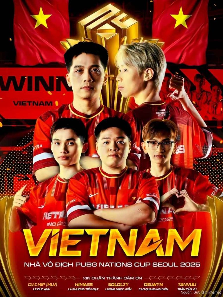 Đội tuyển đại diện Việt Nam tham dự giải đấu PUBG