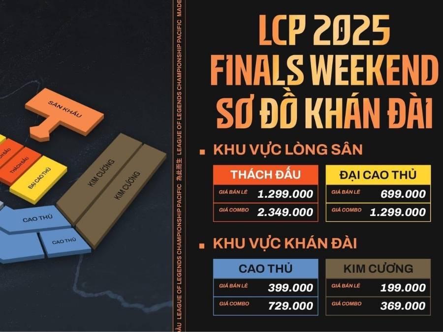 Thông báo mở bán vé LCP 2025 với 4 hạng vé ưu đãi