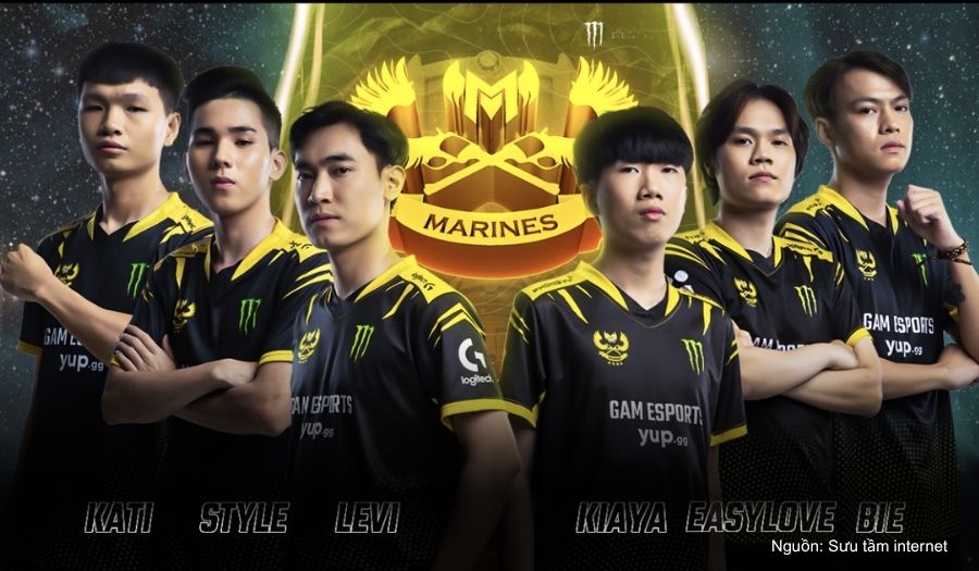 Các thành viên thuộc đội tuyển GAM Esports (Việt Nam)