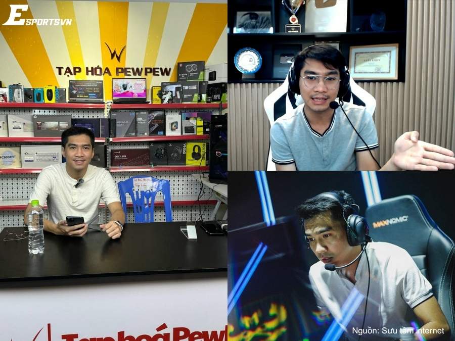 Pewpew livestream chơi game và bán hàng