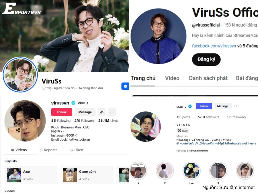 Alt: Mạng xã hội của ViruSs đạt có lượt tương tác khủng