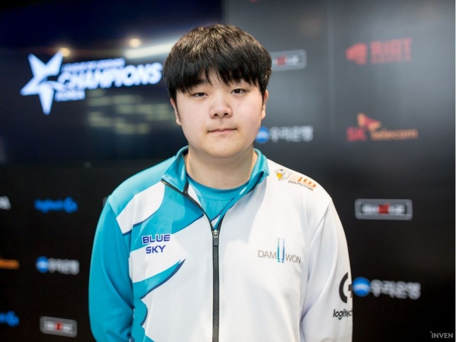 Tuyển thủ Canyon LOL khi còn thi đấu cho DAMWON Gaming năm 2018