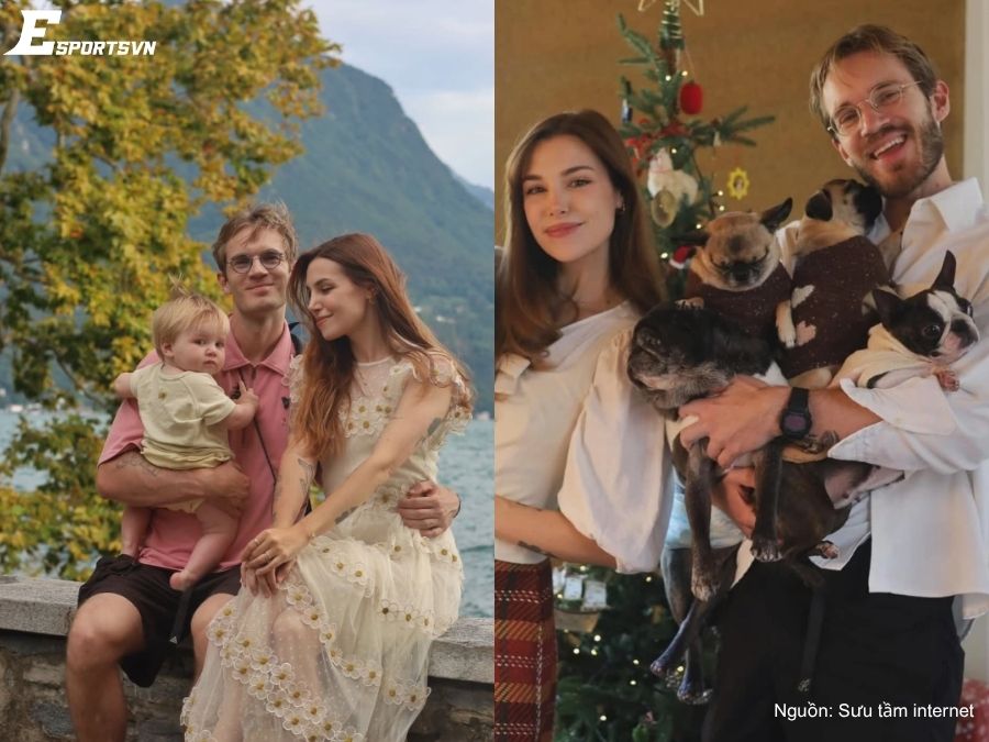 Khoảnh khắc vui vẻ của Pewds bên gia đình