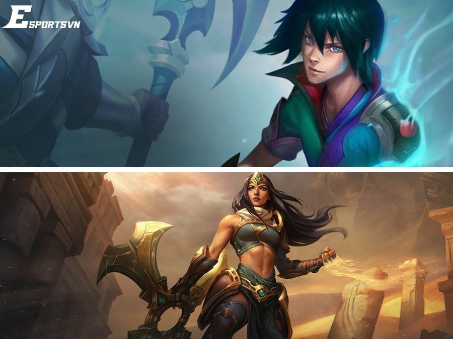 Dùng Ezreal hoặc Sivir ở giai đoạn đầu trận để cầm hộ trang bị cho Varus (Nguồn: Internet)